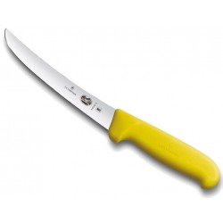Couteau à désosser Victorinox lame 15cm à dos renversé fibrox jaune