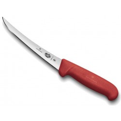 Couteau à désosser Victorinox lame étroite dos renversé fibrox rouge