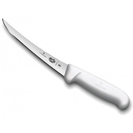 Couteau à désosser Victorinox lame étroite dos renversé fibrox blanc