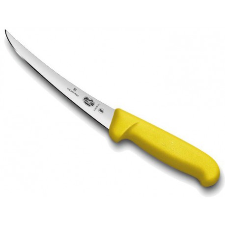 Couteau à désosser Victorinox lame étroite dos renversé fibrox jaune
