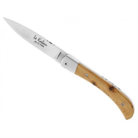 Couteau le Kaban genévrier par Le Fidèle 11,5cm inox