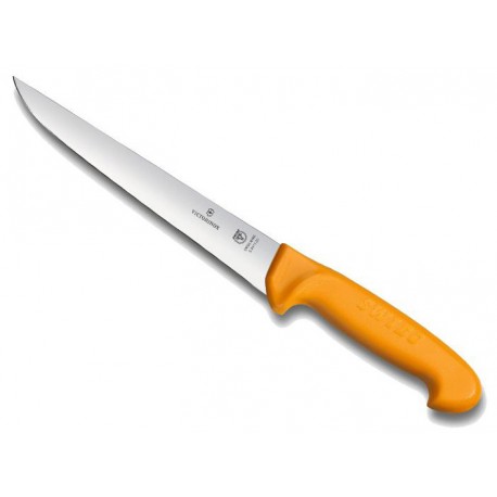 Couteau à saigner Victorinox Swibo lame dos droit grillon jaune