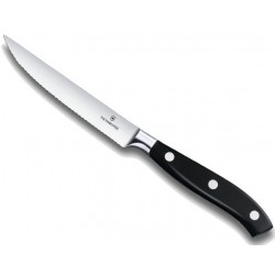 Couteau à steak Victorinox Grand Maître lame à dents forgée 12cm POM