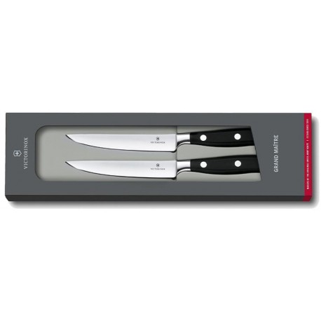 Set de 2 couteaux à steak Victorinox Grand Maître forgé 12cm POM