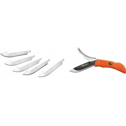 Couteau Razor Pro Outdoor Edge orange - 6 lames