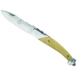 Couteau franc-maçon acacia 12cm inox