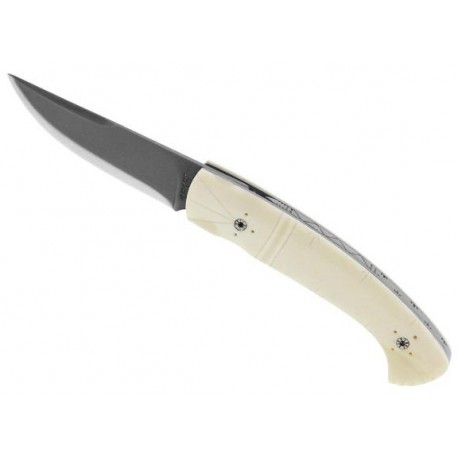Couteau 1515 os de renne façon inuit manche 95mm