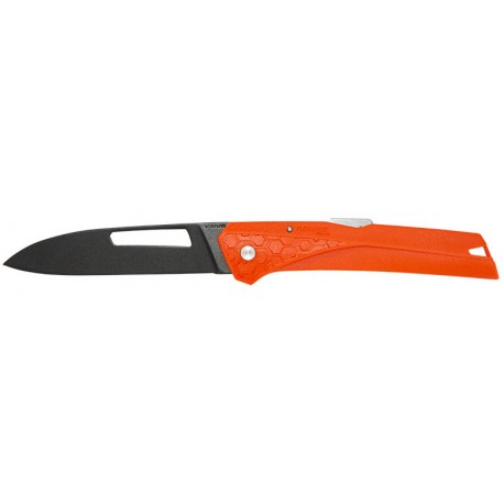 Couteau Florinox Kiana Origine orange - Lame noire lisse