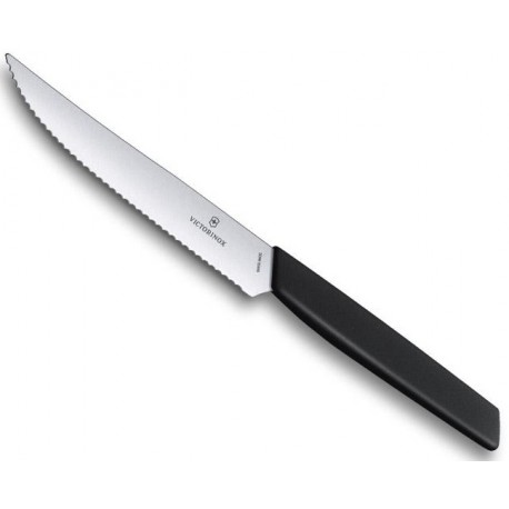 Couteau à steak Victorinox Swiss Modern lame crantée 12cm manche PP