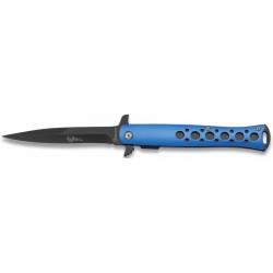 Couteau pliant bleu FOS lame 10cm - Albainox 18030-A