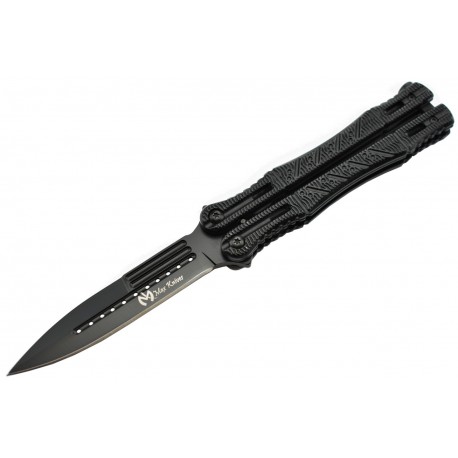 Couteau papillon Max Knives P48 3Cr13 aluminium anodisé noir