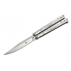 Couteau papillon Max Knives P55S 3Cr13 acier silver