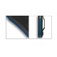 Couteau Spyderco Delica 4 Thin Blue Line noir lame mixte