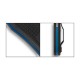 Couteau Spyderco Endela 4 Thin Blue Line noir semi-dentée