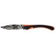 Couteau C63 Aigle Lug G10 noir orange black titanium