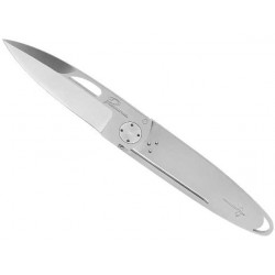 Couteau Perceval Le T45 tout inox 10,5cm