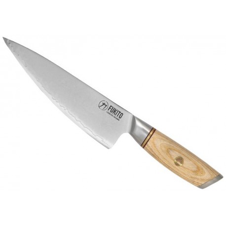 Couteau de chef Fukito 21cm Pakka San Maï
