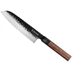 Couteau Santoku Sayuto 17cm sequoia San Maï