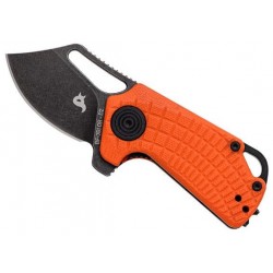 Couteau BlackFox Puck G10 orange blackwash
