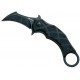 Couteau karambit Fox Edge The Claw G10 noir blackwash hawkbill