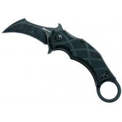 Couteau karambit Fox Edge The Claw G10 noir blackwash hawkbill