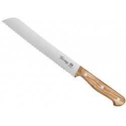 Couteau à pain Due Cigni Tuscany 20cm olivier