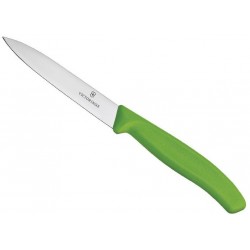 Couteau d'office Swiss Classic Victorinox 10cm pointe milieu vert