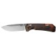 Couteau Benchmade Grizzly Creek Stabilized Wood Orange
