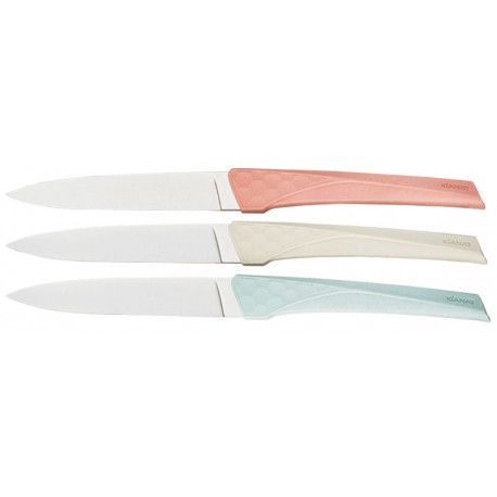 Coffret 6 couteaux de table Florinox Kiana couleurs panachées