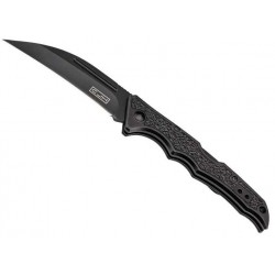 Couteau CJH aluminium 13cm inox tout noir - 44001