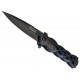 Couteau CJH ABS celtique 12cm inox noir - 44008