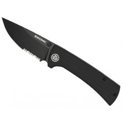 Couteau Eikonic RCK9 G10 noir PVD mixte