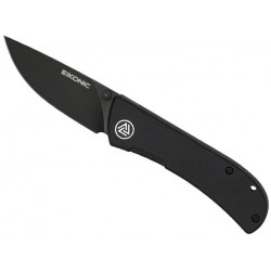 Couteau Eikonic Fairwind G10 noir PVD lisse