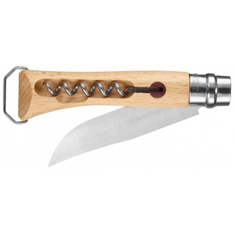 Couteau Opinel N°10 VRI avec tire-bouchon/décapsuleur
