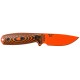 Couteau de survie ESEE-3 G10 orange/noir lame orange