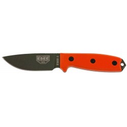 Couteau de survie ESEE-3 G10 orange lame verte
