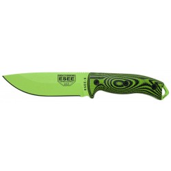 Couteau de survie ESEE-5 G10 vert/noir lame venom