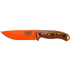 Couteau de survie ESEE-5 G10 orange/noir lame orange