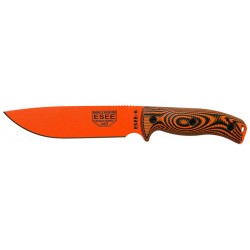 Couteau de survie ESEE-6 G10 orange/noir lame orange