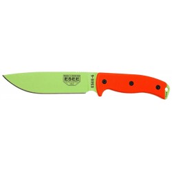 Couteau de survie ESEE-6 G10 orange lame venom green