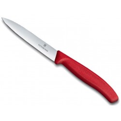 Couteau office Swiss Classic Victorinox lame 10cm rouge
