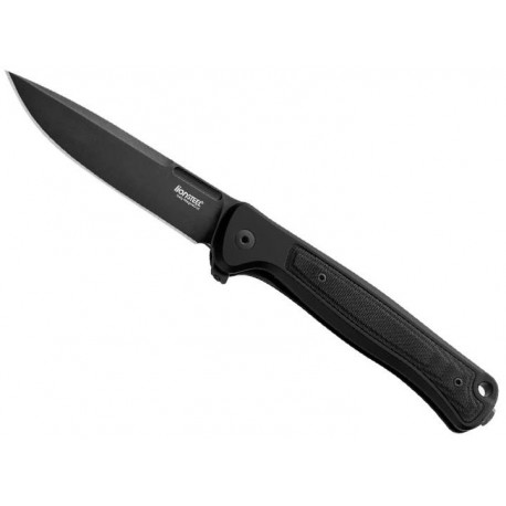 Couteau LionSteel Skinny aluminium/micarta tout noir
