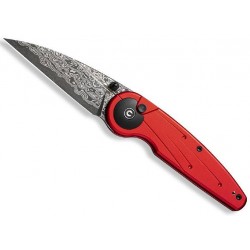 Couteau Civivi Starflare aluminium rouge damas