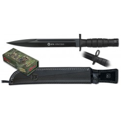 Couteau baïonnette noire Commando K25 lame 26cm