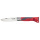 Couteau Opinel n° 07 Outdoor Junior - Rouge