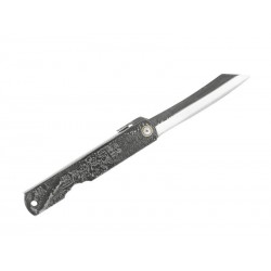 Couteau Higonokami laiton noir 10cm carbone
