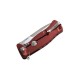 Couteau LionSteel SR11 aluminium rouge
