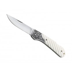 Couteau Herbertz nylon blanc 11,5cm inox