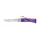 Couteau Opinel n°7 VRI Baroudeur violet