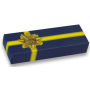 Boîte cadeau bleue/jaune 135 x 45mm